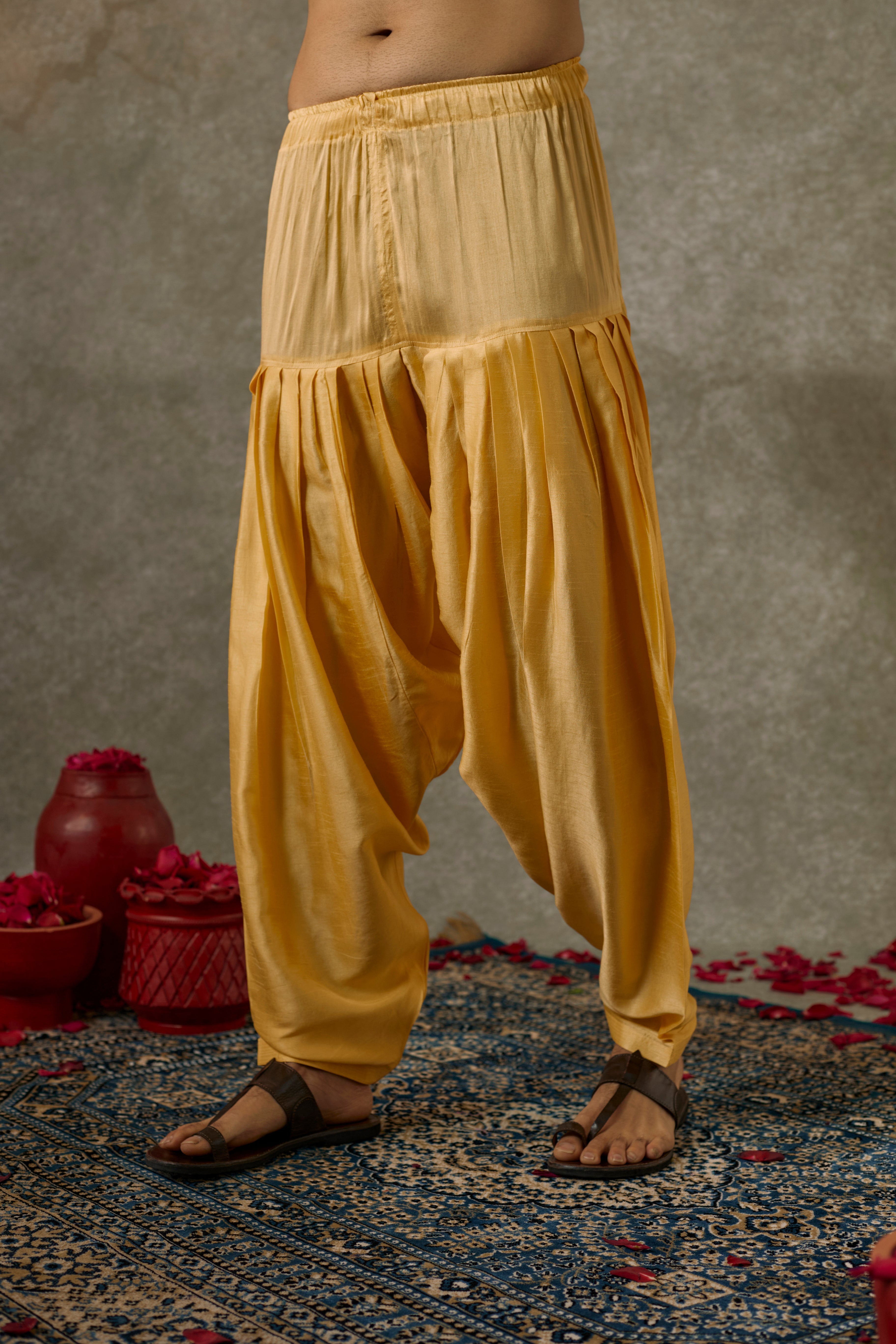 Art Silk Mirror Embroidered Patiala Suit Set