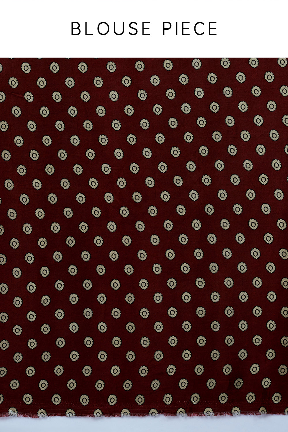 Maroon Printed Crepe Saree with Sequins and Zari Work