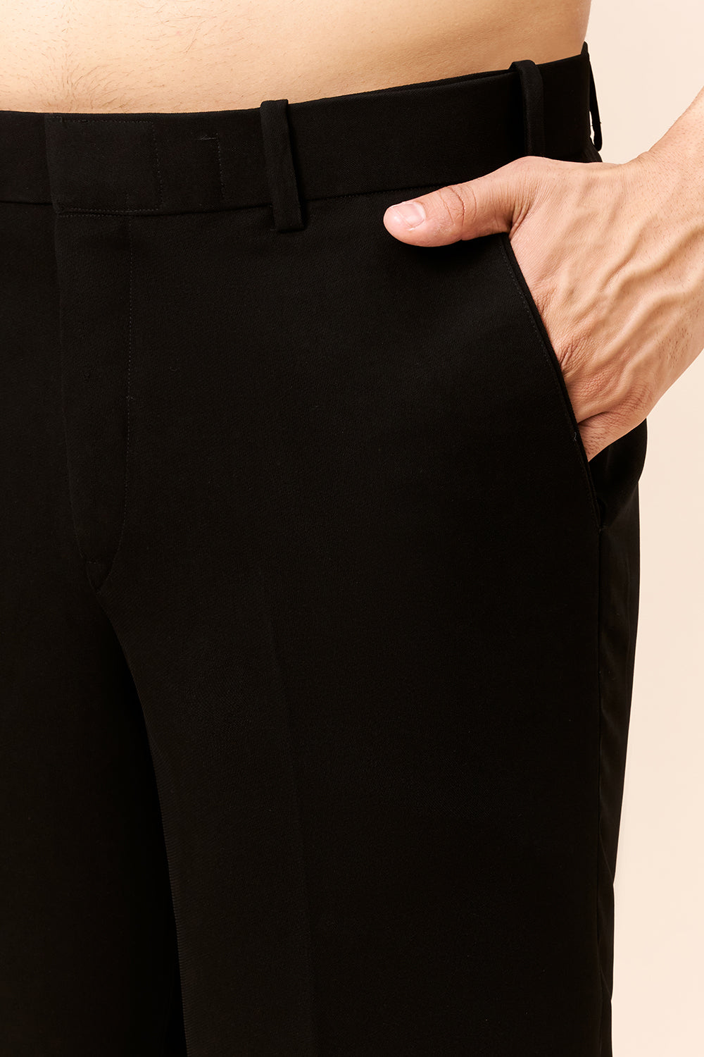Black Georgette Jodhpuri with Cut Dana and Zari Elephant Motif
