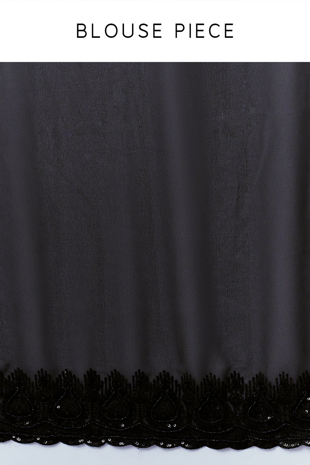 Black Georgette Saree with Resham Embroidery