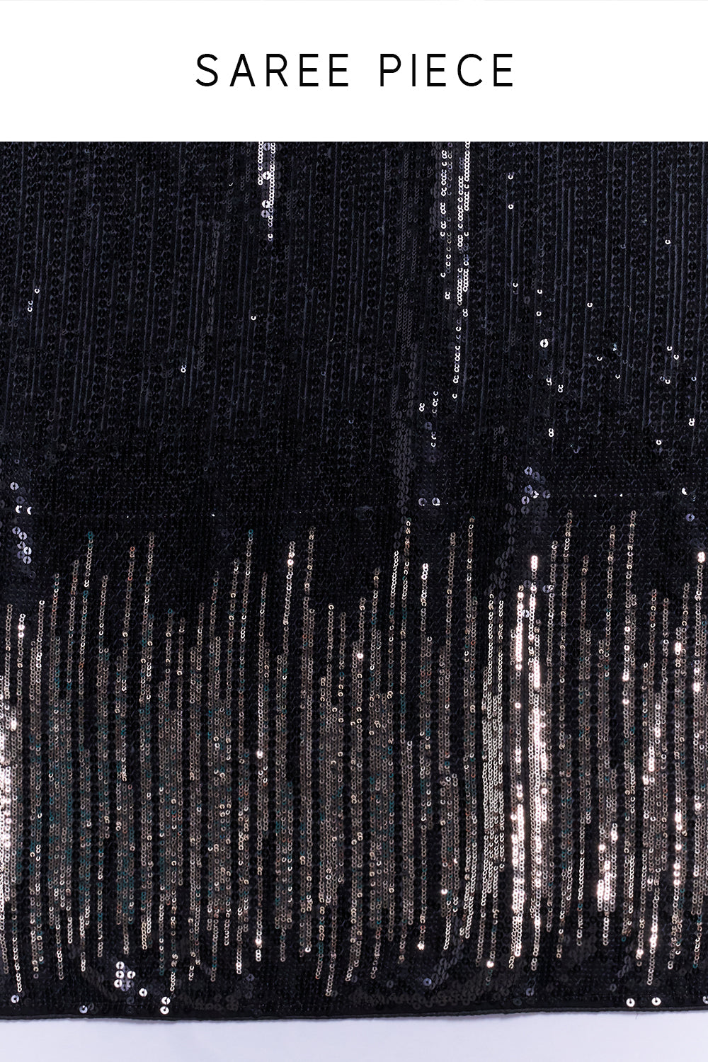 Black Georgette Saree with Sequin Work
