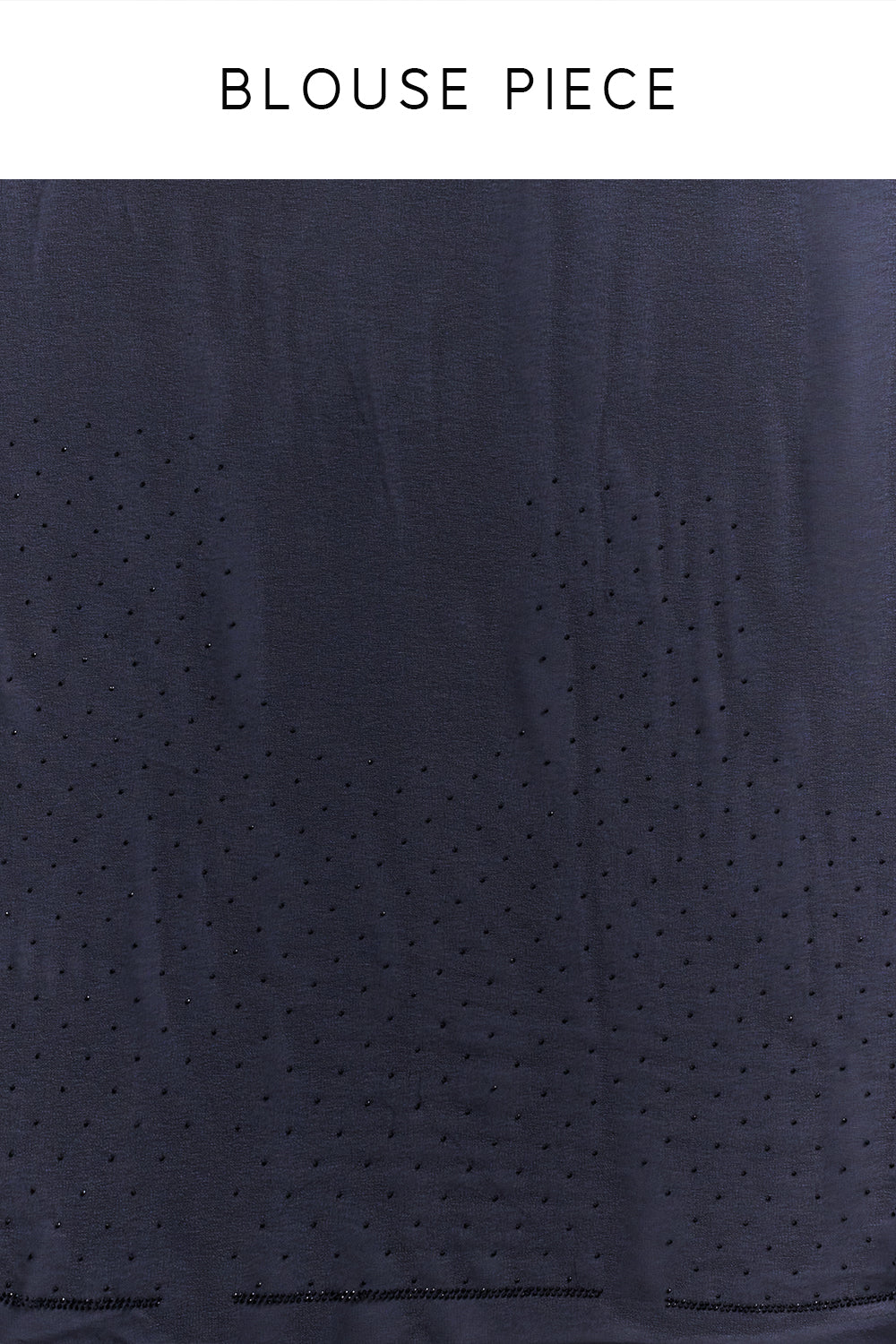Black Satin Saree with Diamond Geometric Detailing
