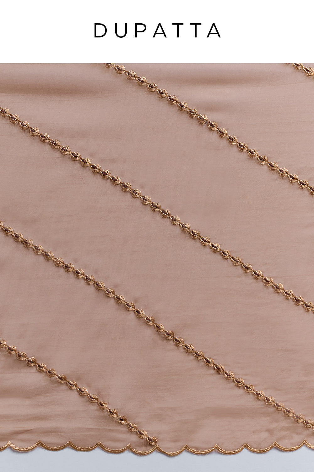 Brown Chanderi Silk Kurta Set