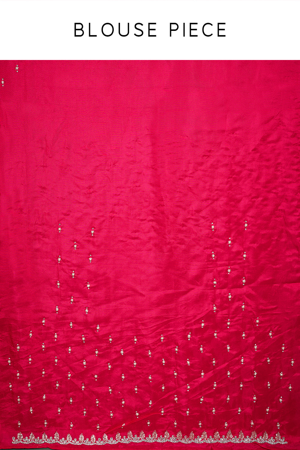 Light Gold Tissue Saree with Bead Buttis and Unstitched Blouse