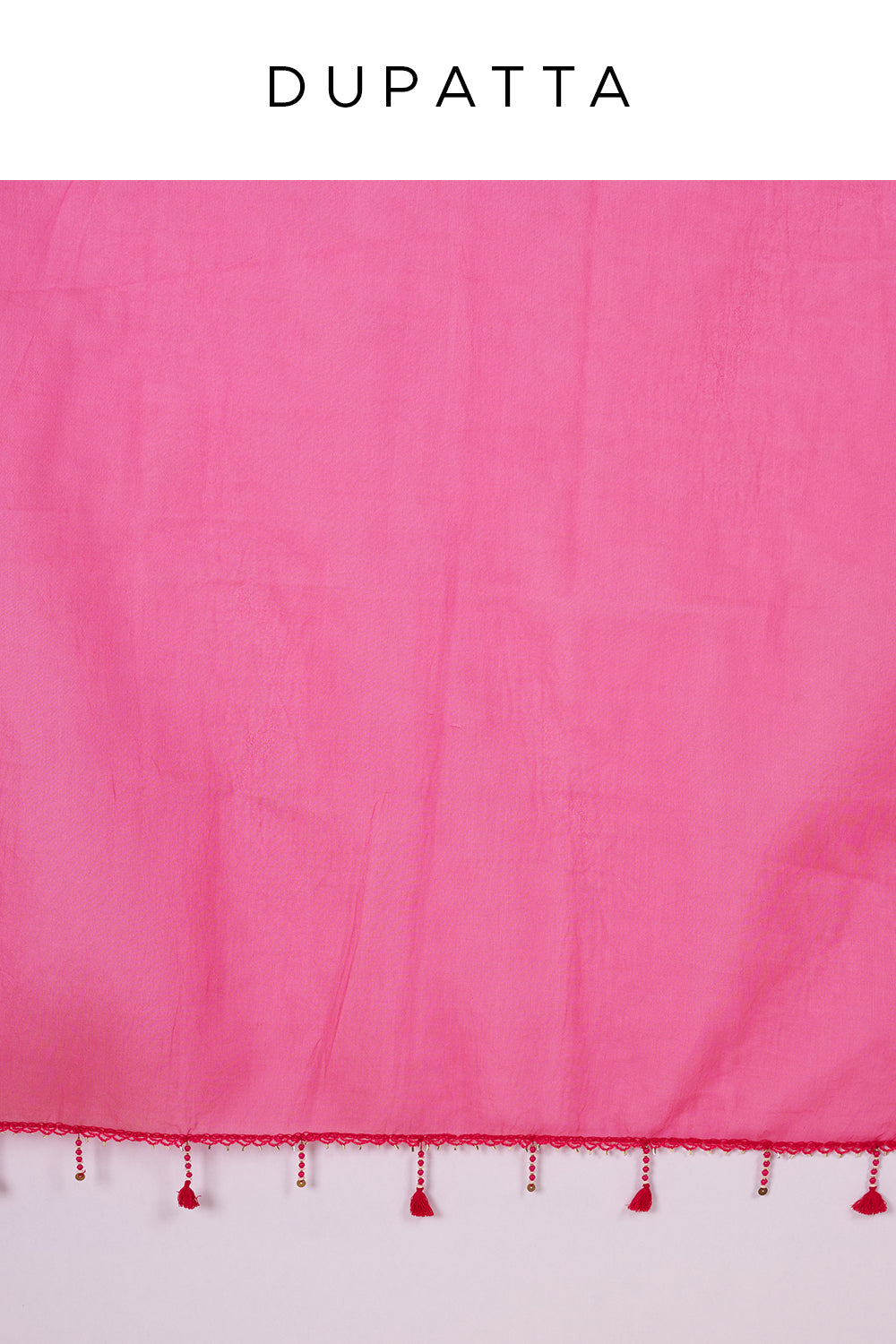 Rani Pink Silk Blend Kurta Set
