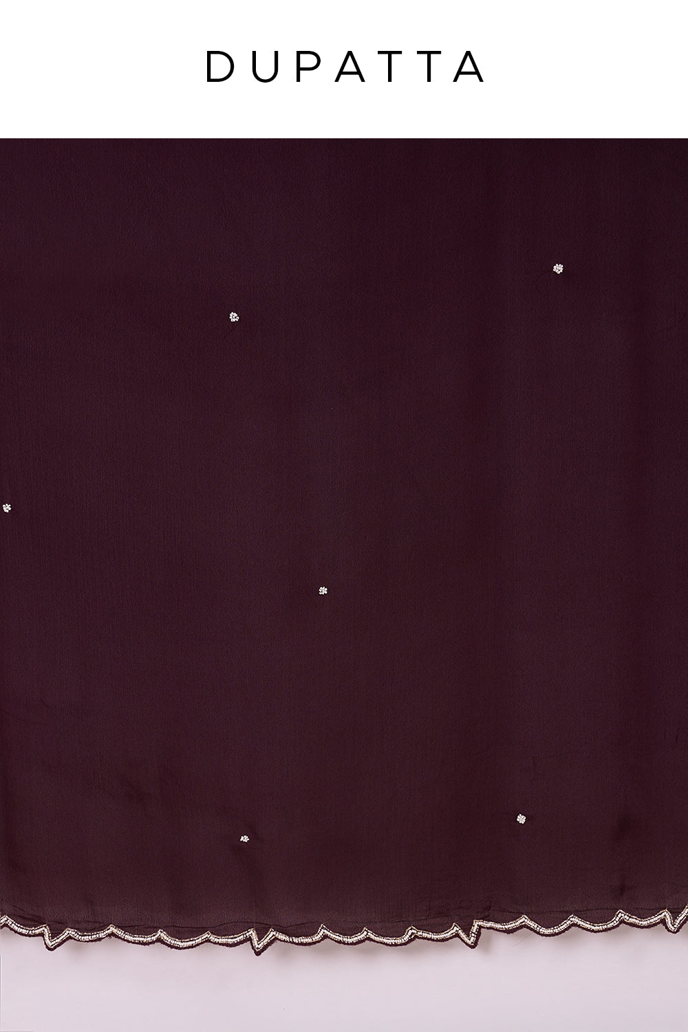 Deep Wine Kurta Sharara Set