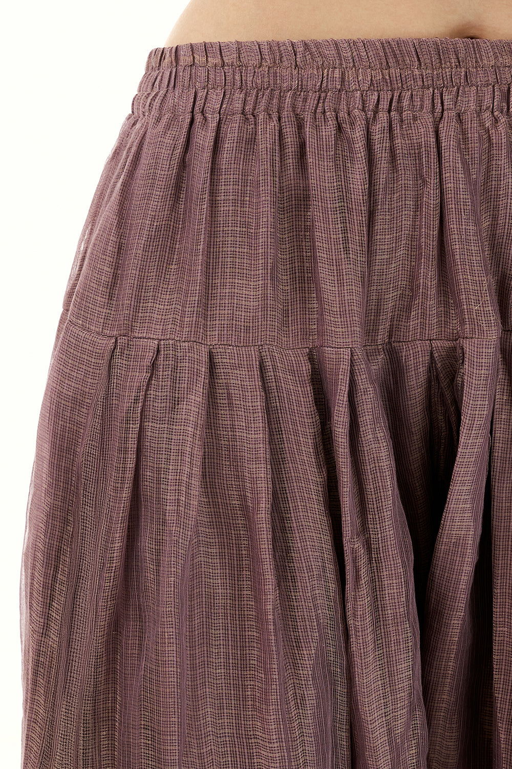 Dusty Lavender Tissue Suit with Zardosi and Resham Work