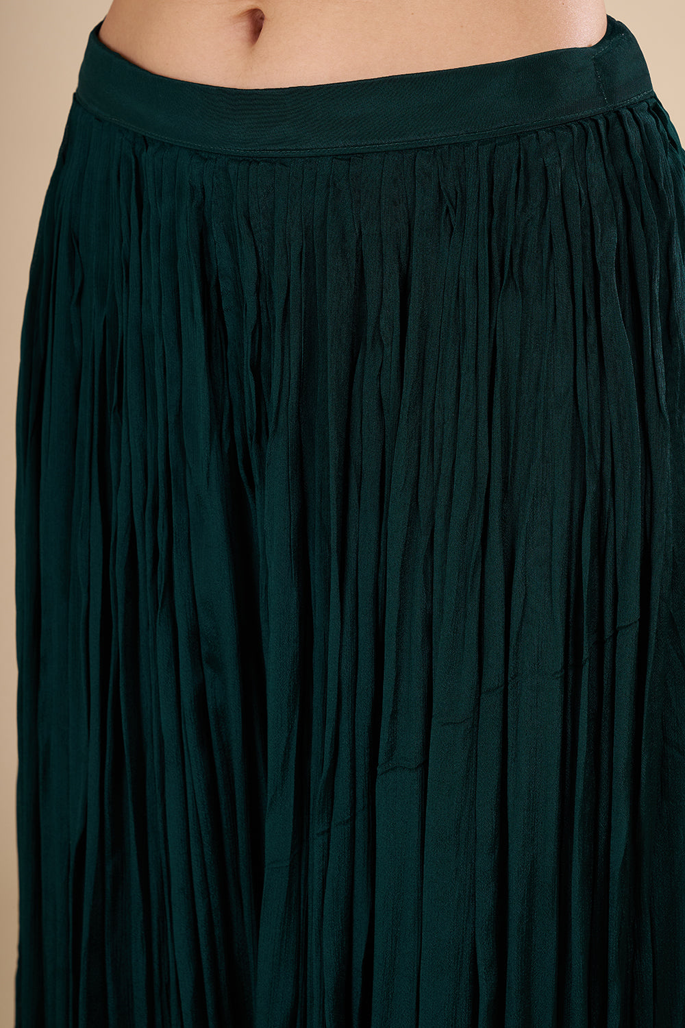 Emerald Green Kurta Sharara Set