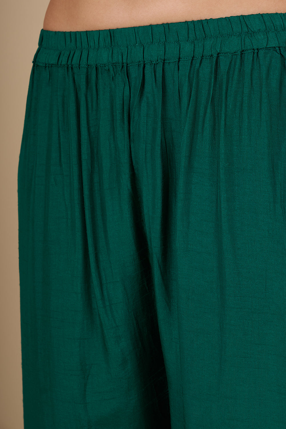 Emerald Green Silk Kurta Set