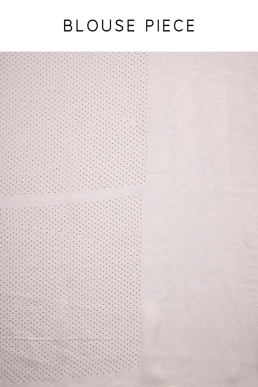 Ivory Tissue Saree with Floral Beadwork and and Unstitched Blouse