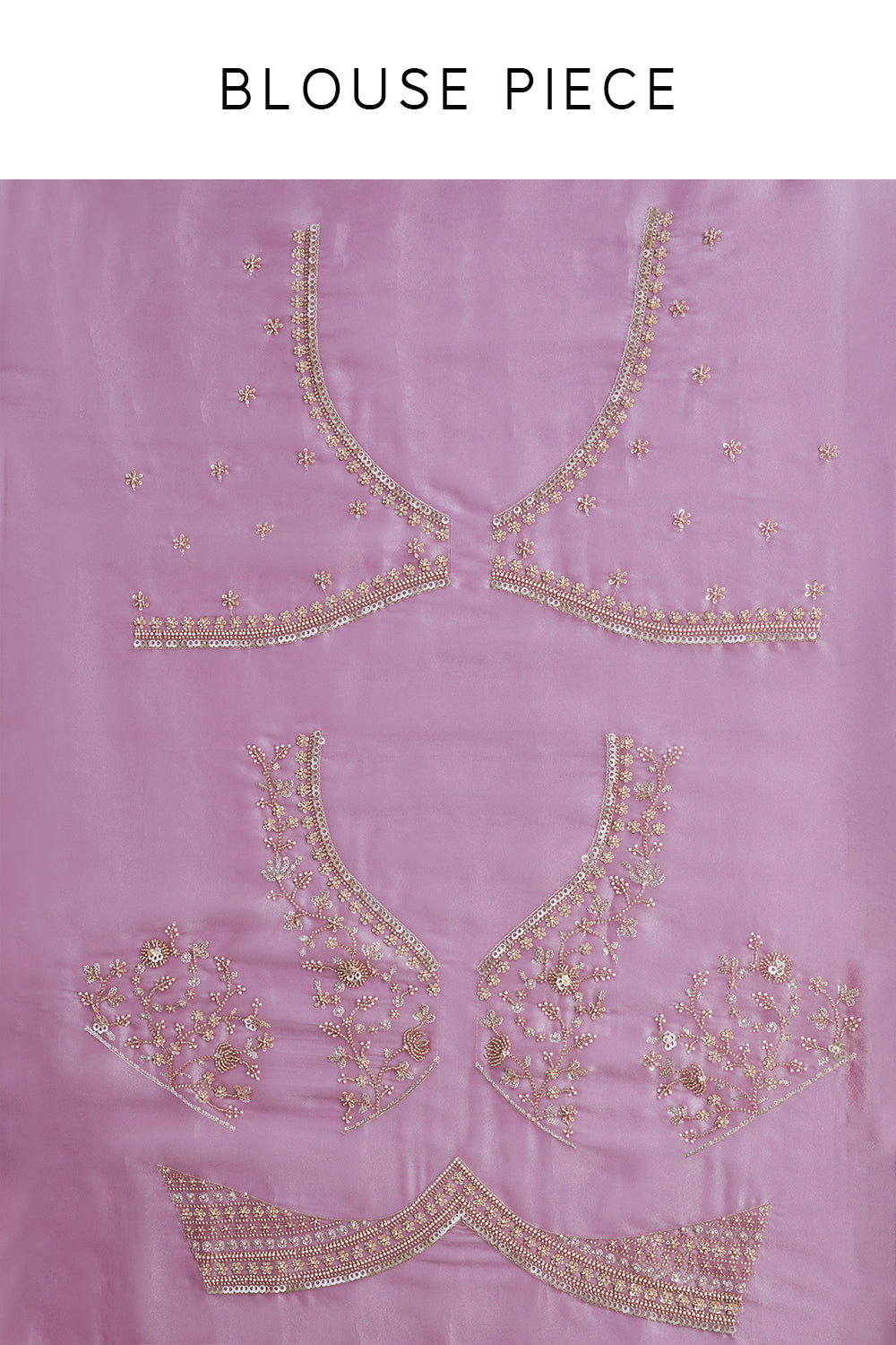 Lavender Glass Tissue Saree with Sequins
