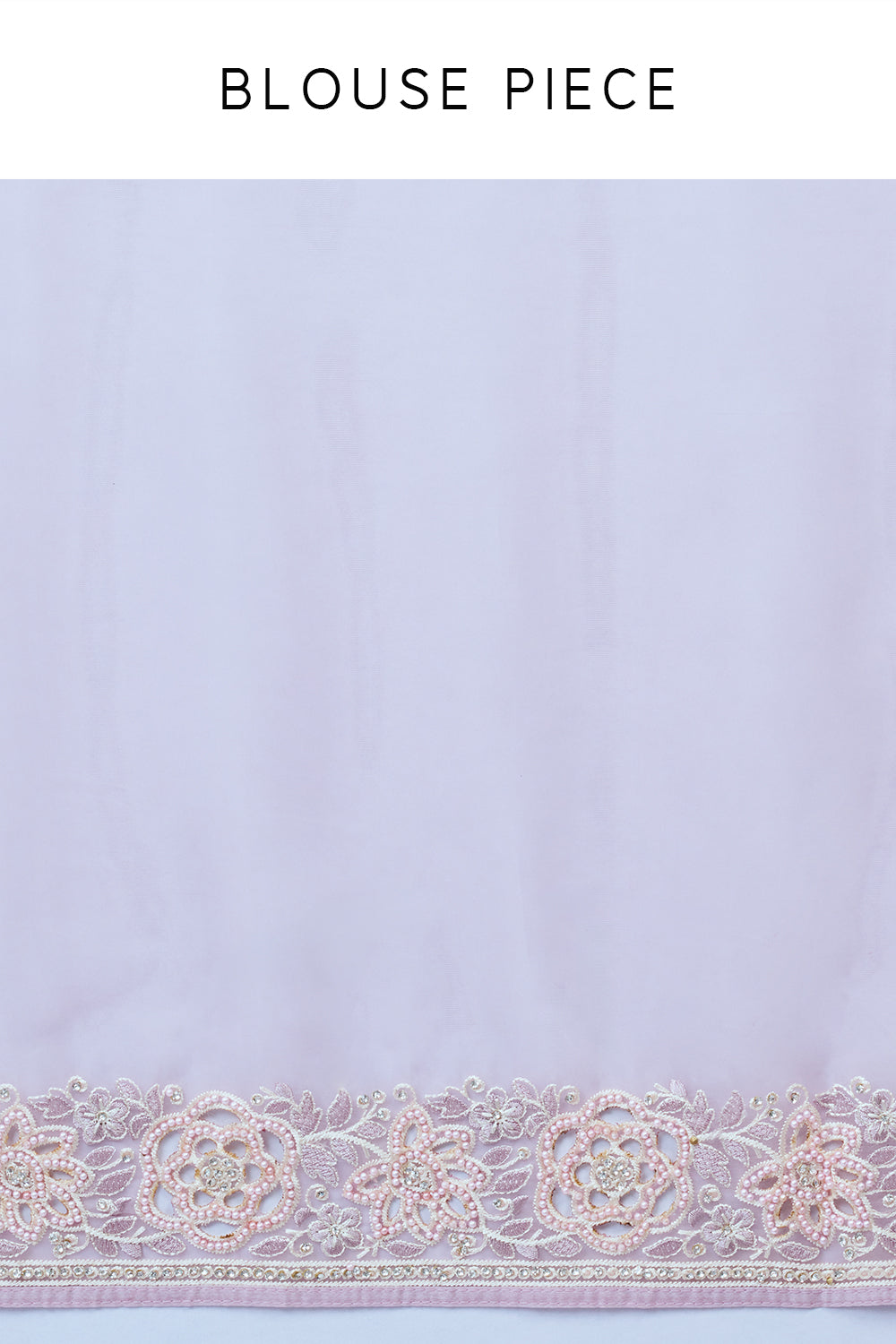 Lavender Tissue Saree with Stone Work