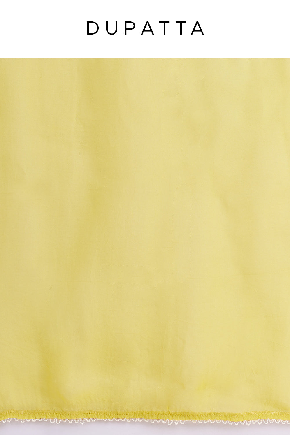 Lemon Yellow Georgette Shimmer Anarkali with Gota Patti Work