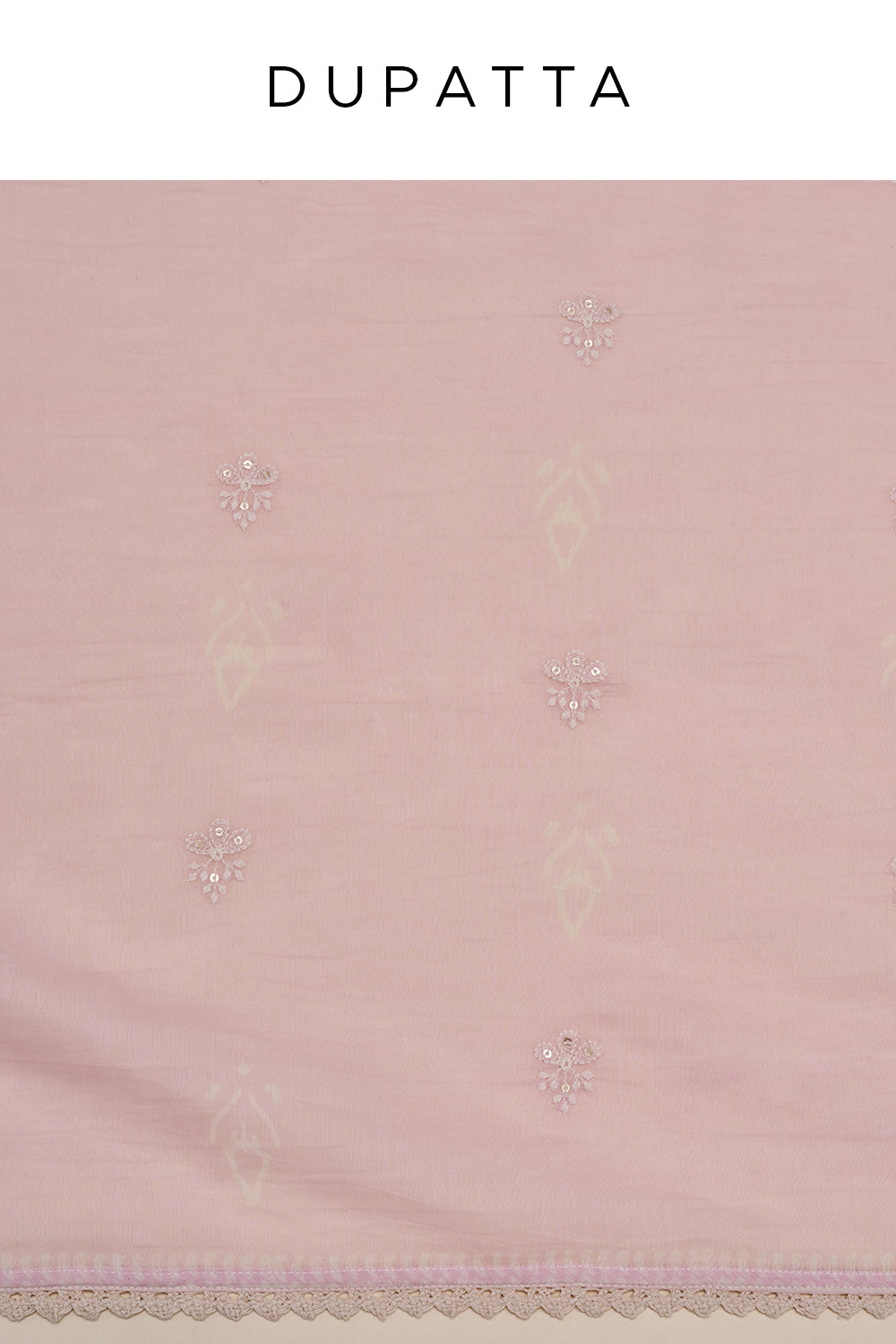 Light Pink Resham Embroidered Unstitched Suit Set