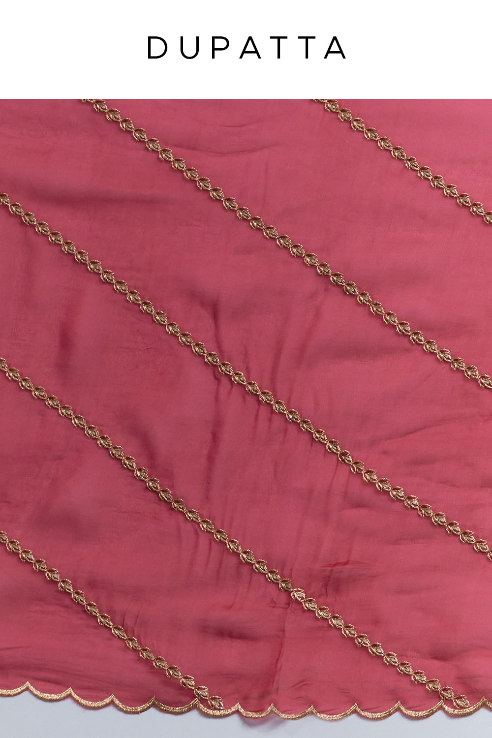 Magenta Red Chanderi Silk Kurta Set