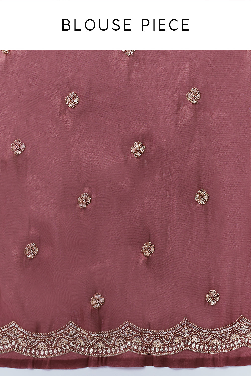 Maroon Glass Organza Saree with Cutdana Work
