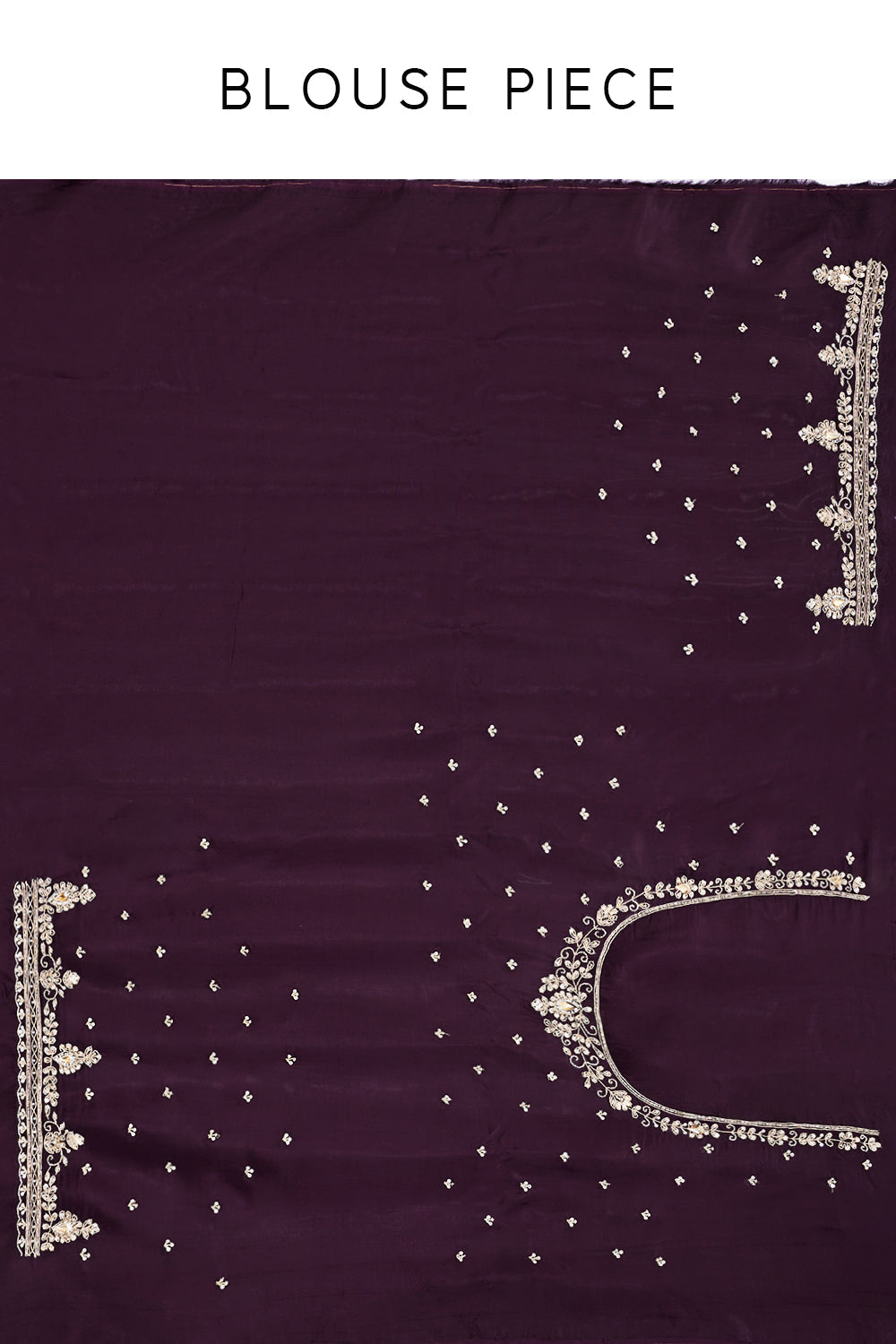 Mauve Tissue and Brocade Saree with Embellished Border