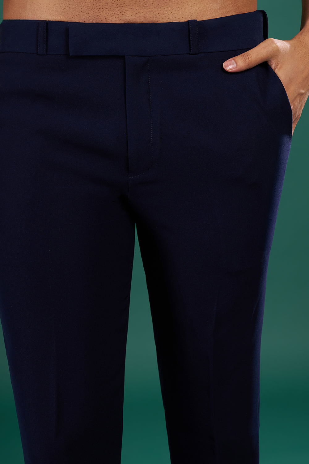 Midnight Blue Embellished Indo-Western Suit Set
