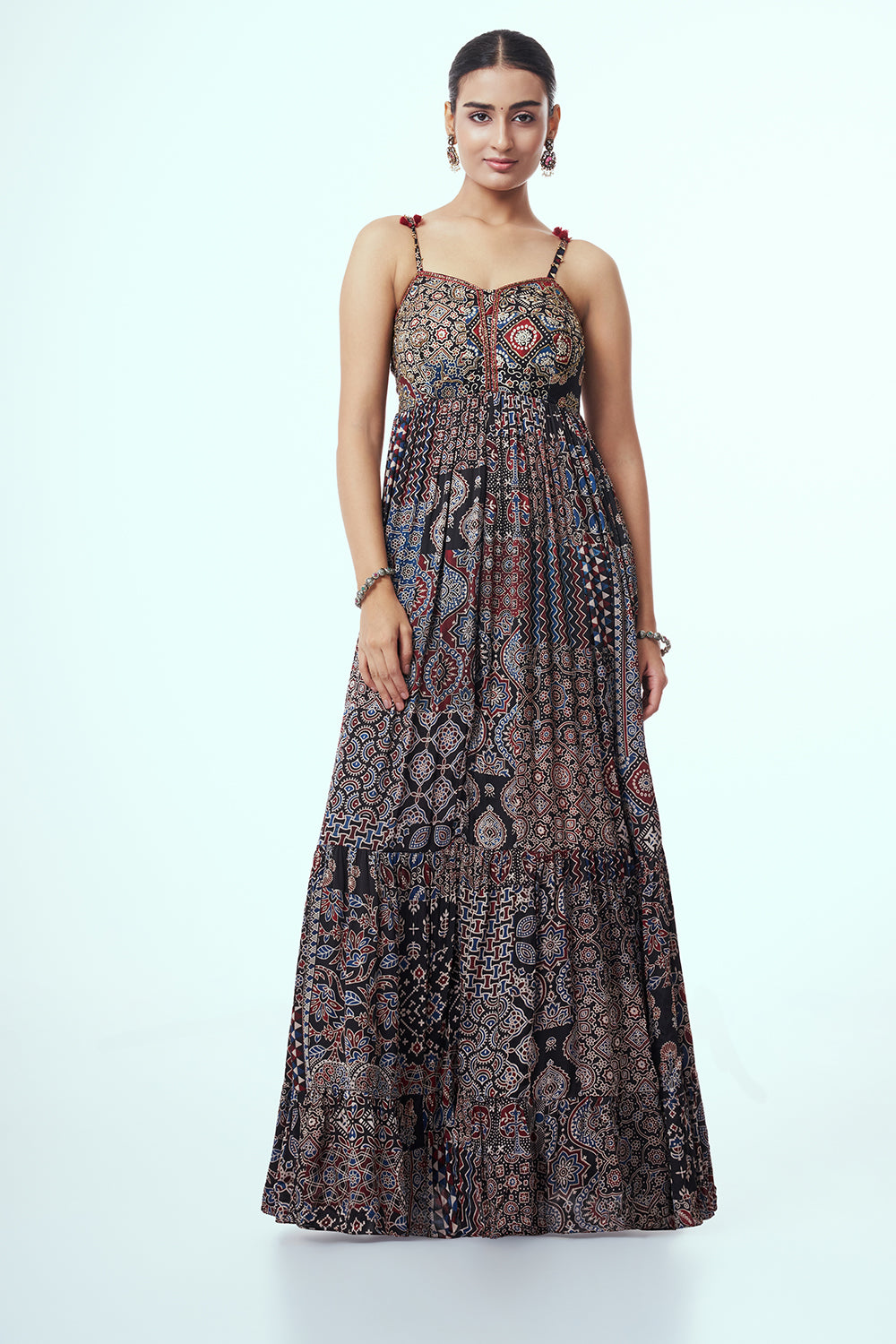 Multicolour Modal Indo Western with Cutdana Work