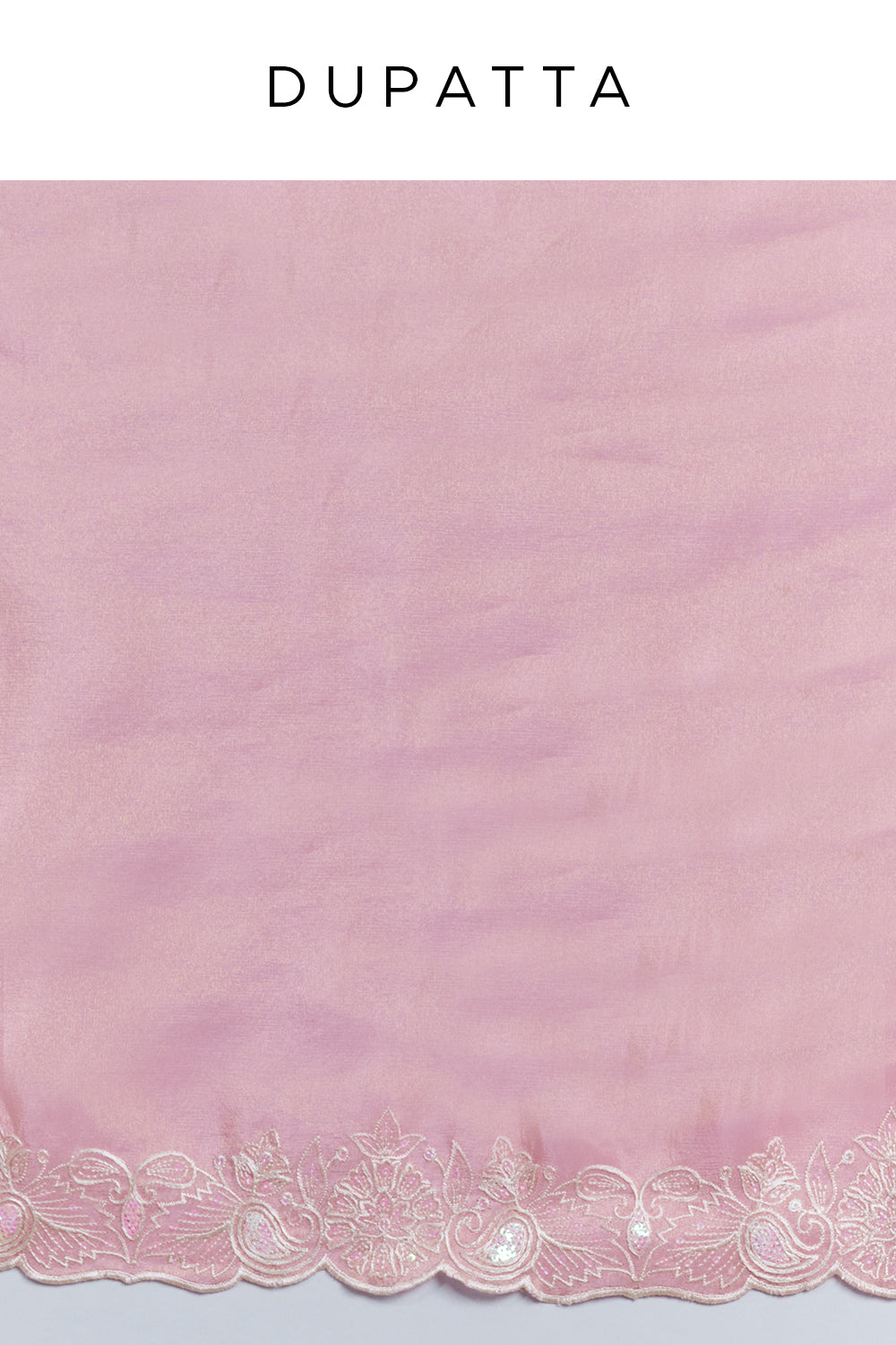 Pastel Pink Tissue Kurta Set
