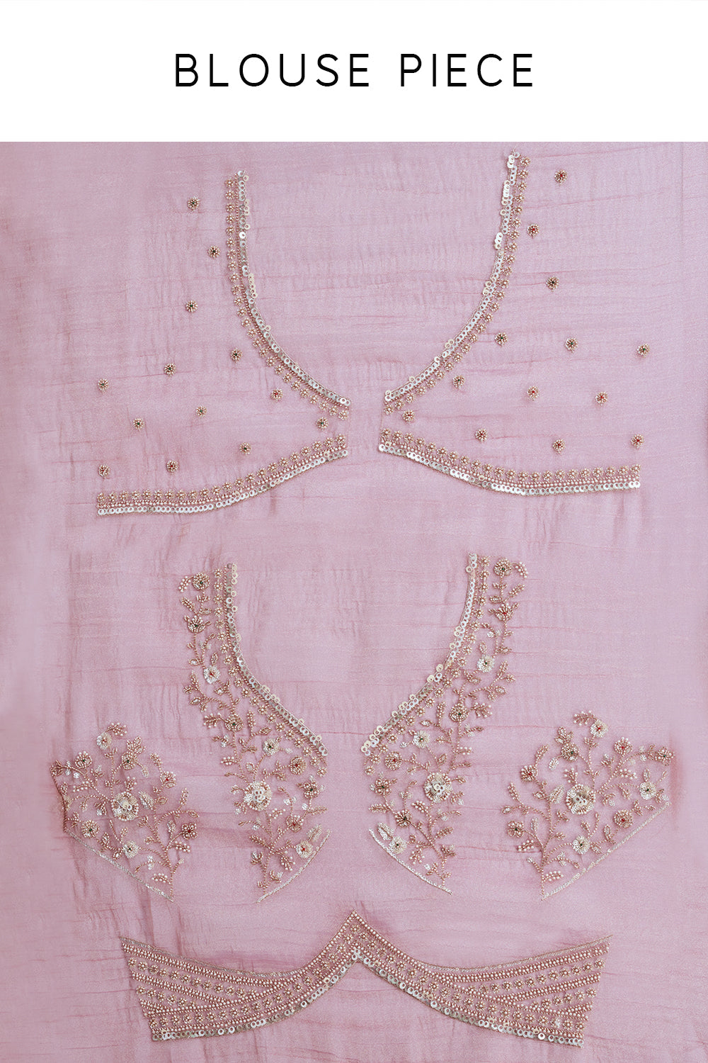 Pink Crush Tissue Saree with Cutdana Work