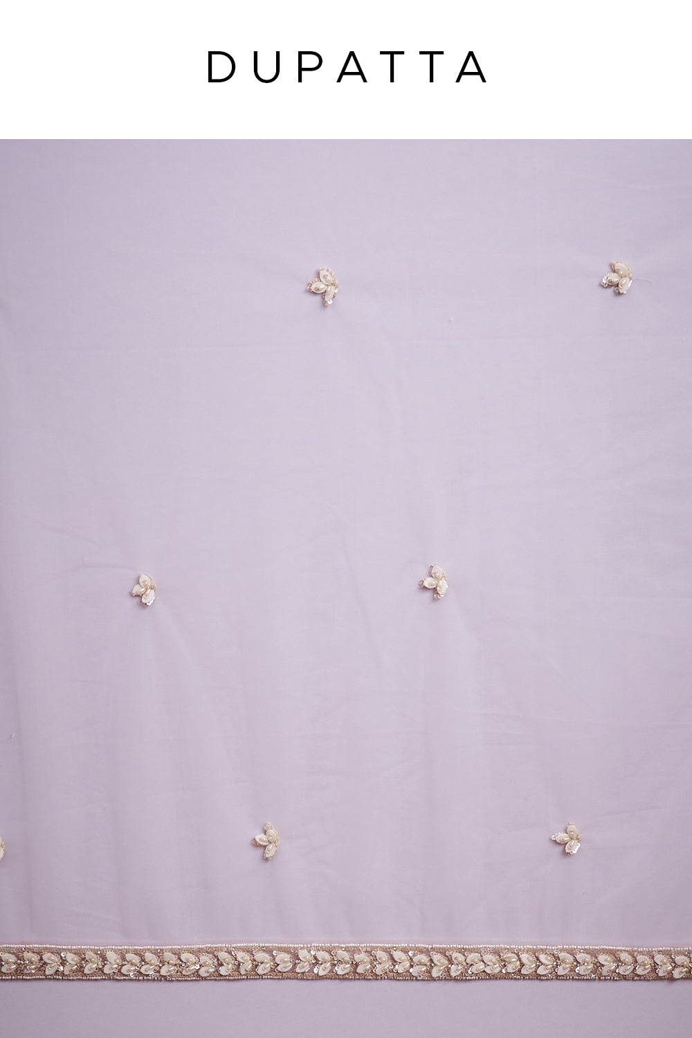 Pink Net Bridal Lehenga with Mother of Pearl Embellishments
