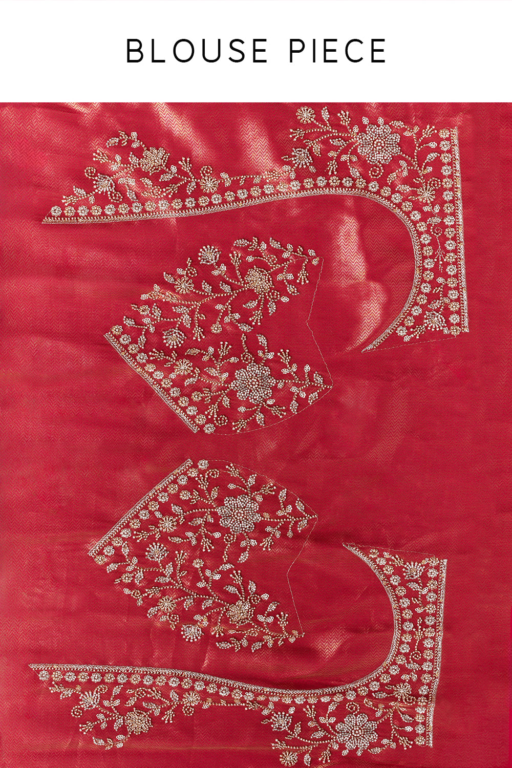 Rani Pink Brocade Silk Saree with Zari Work