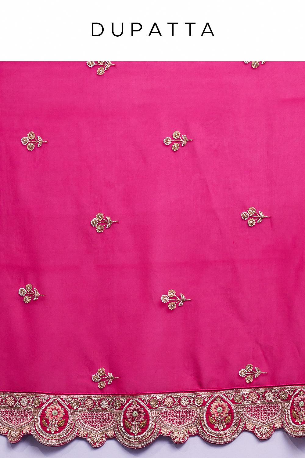 Red Raw Silk Bridal Lehenga with Regal Resham Work