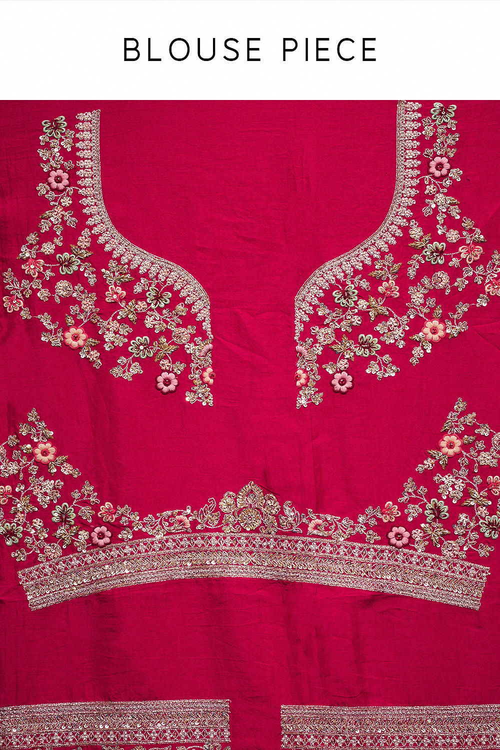 Red Raw Silk Bridal Lehenga with Regal Resham Work