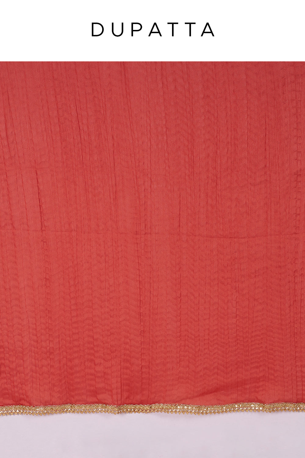 Rust Orange Silk Blend Anarkali Set