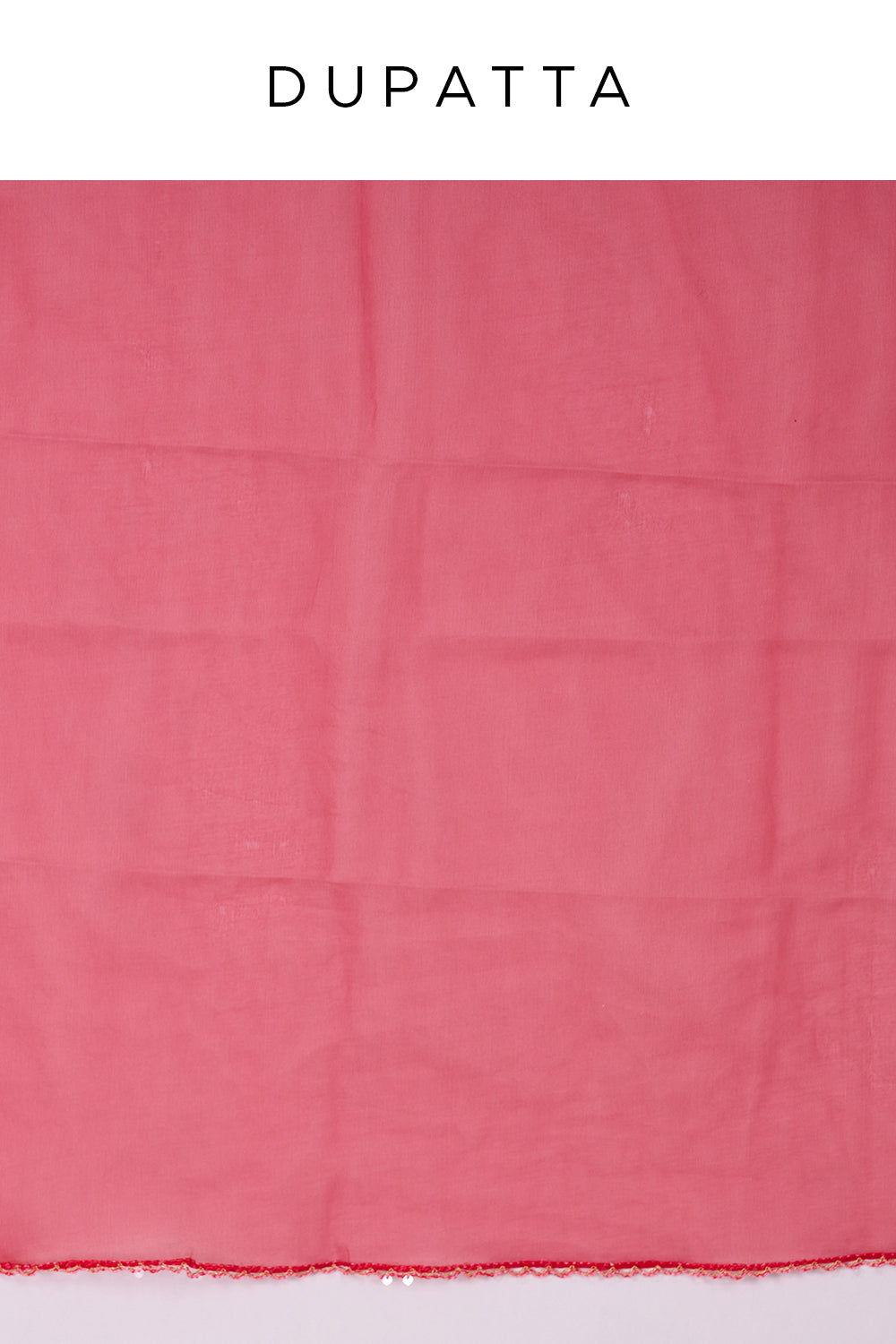 Scarlet Red Cotton Silk Kurta Set