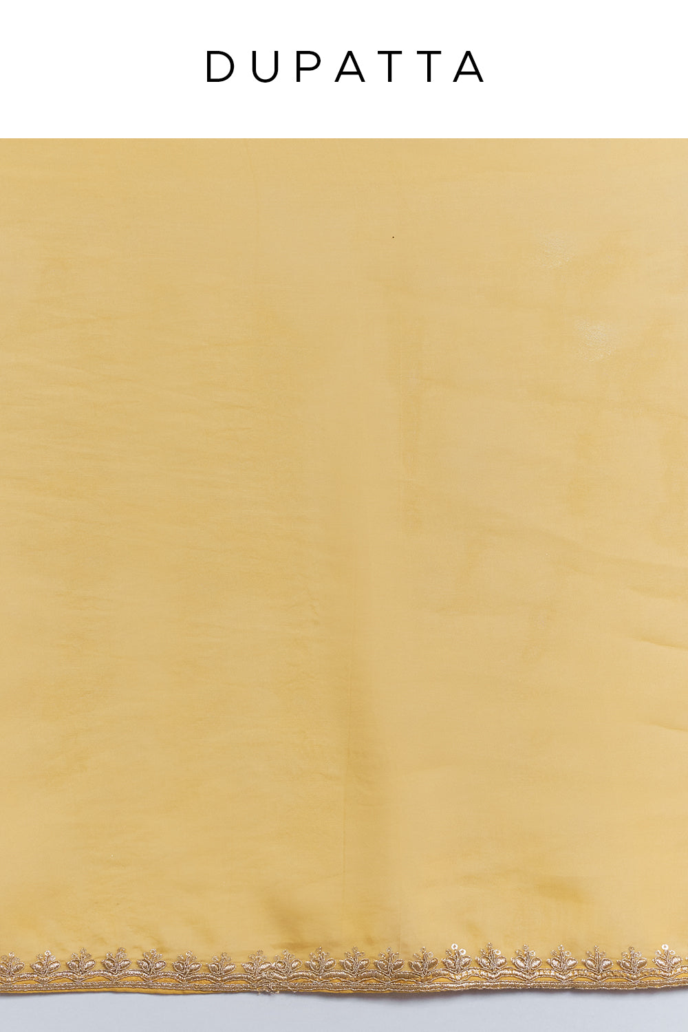 Yellow Mustard Chanderi Silk Kurta Set