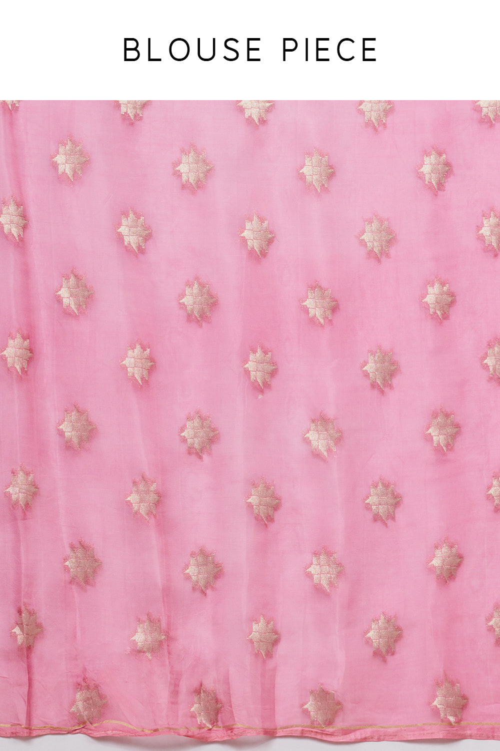 Baby Pink Tissue Saree with Multicolored Thread Work