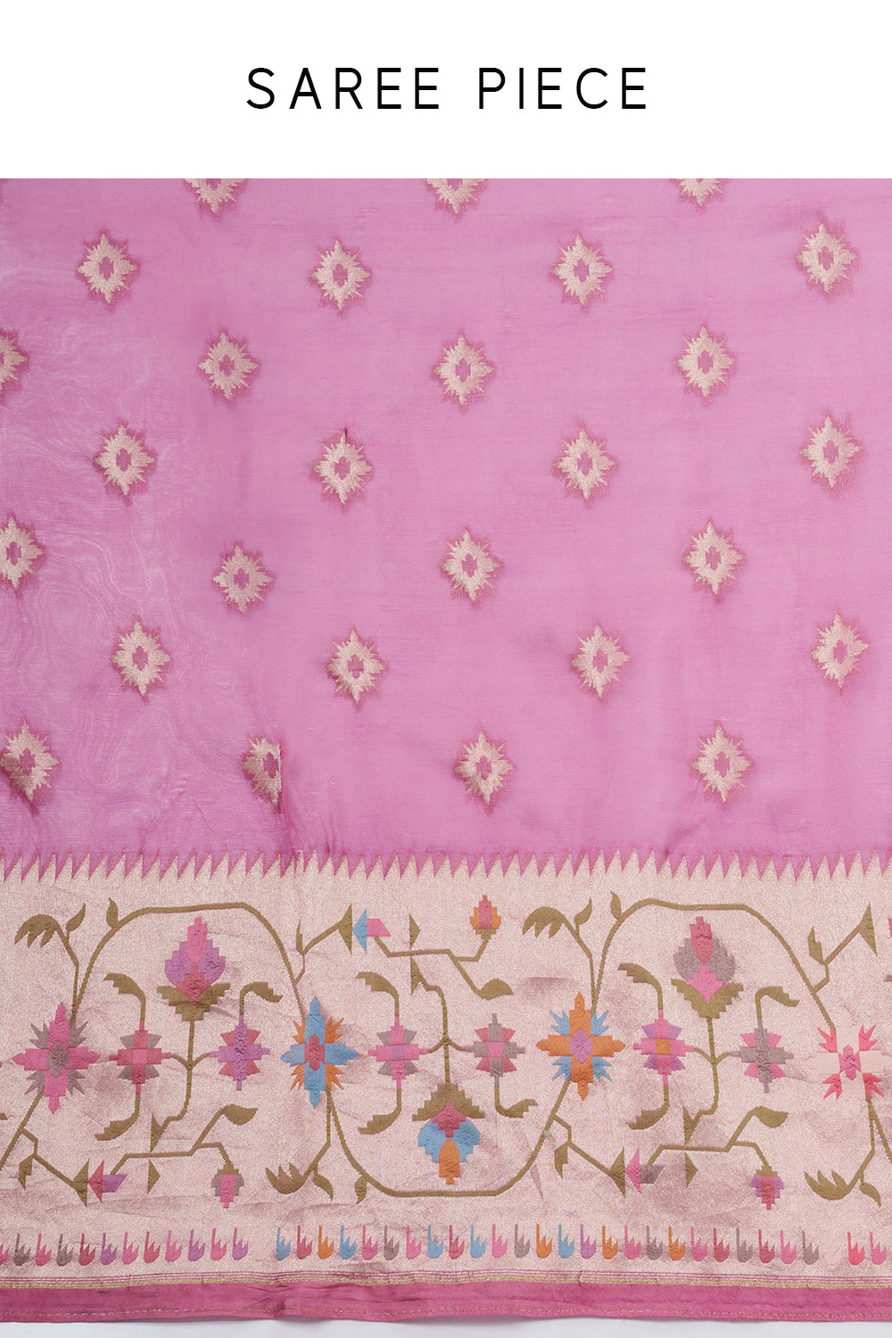 Light Wine Colored Tissue Saree with Thread Work